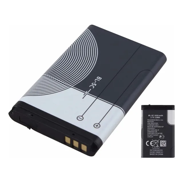 Baterla Bl 5c Caixinha Som Celular Gps Cameras 1020mah 3.7 V