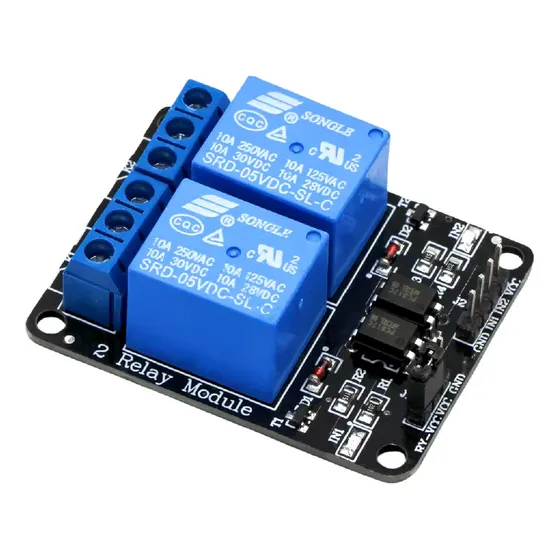 Módulo Relé Rele 2 Canais 5v | Arduino, Pic, Raspberry Pi