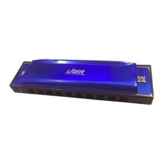 Armonica Lazer Blusera Metalica Y Abs Con Estuche