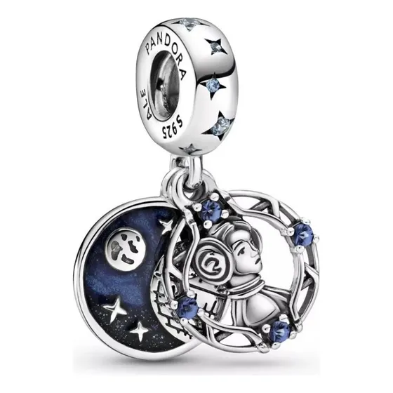 Charm Pandora Colgante Star Wars Princesa Leia Color Azul