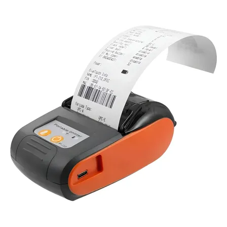 Impresora Térmica 58mm Inalámbrica Portátil Usb Y Bluetooth Coral