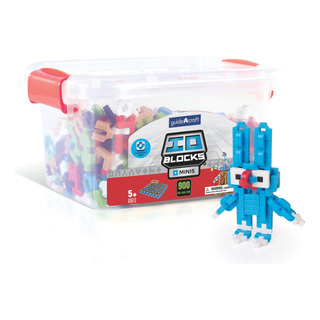 Guidecraft Io Blocks Minis - Conjunto De 900 Peças, Haste D Guidecraft Io Blocks Minis - Conjunto De 900 Peças, Haste D