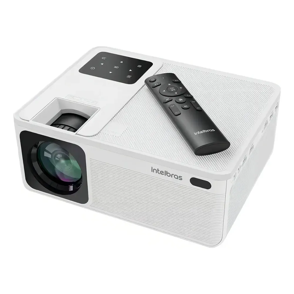 Projetor PFL5211 Full HD 5200lm Branco Intelbras 127/220V