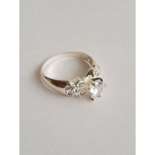 Anillo De Plata, Circonias Blancas. No. 5.5, Plata .925 Anillo De Plata, Circonias Blancas. No. 5.5, Plata .925
