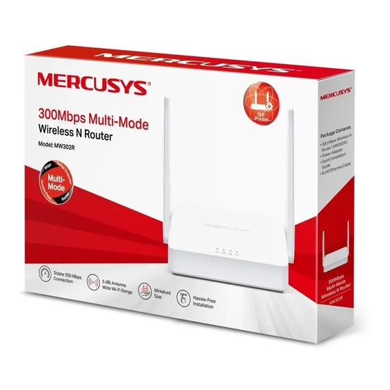 Router Mercusys Mw302r V1 Blanco 220v - Aj Hogar