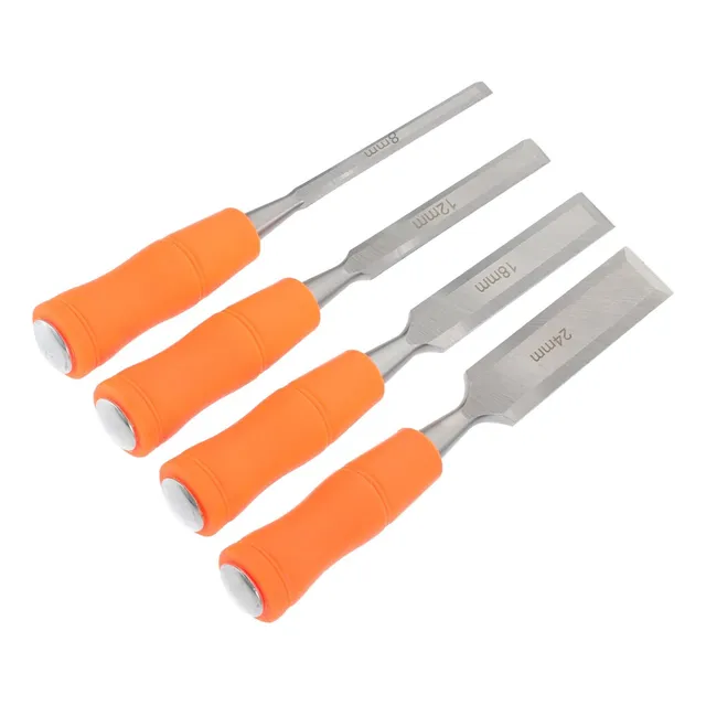 4pcs Juego Formones Hojas Templadas Duradero Para Carpinter