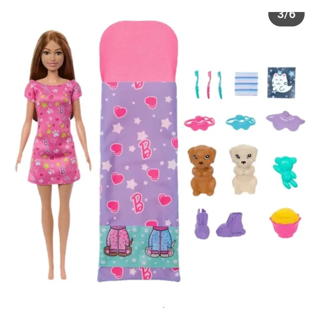 Barbie Fiesta De Pijamas Muñeca 2m