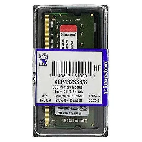 Memoria Ram Kingston 8gb Ddr4 3200mt/s 1.2v Laptop