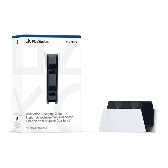 Base De Carga Ps5 Dualsense Click-in Color Blanco Play Sation