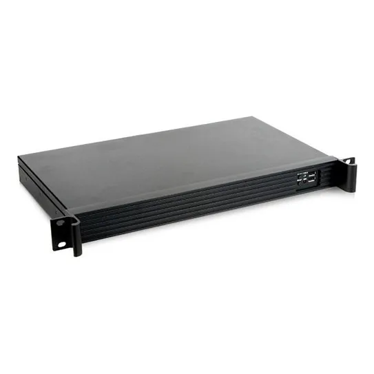 Mini-itx 1u Rack Rackmount Gabinete Poder 250w Para Servidor Color Negro