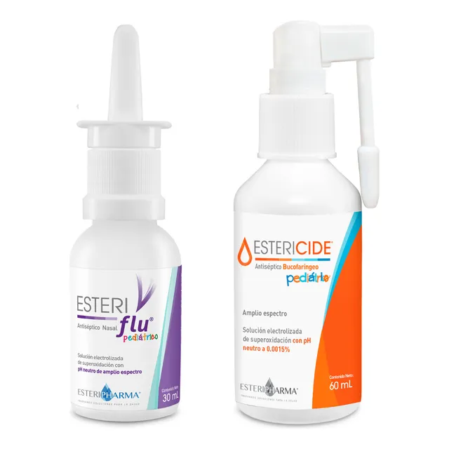 Pack Estericide Bucofaringeo Pediatrico-esteriflu Pediatrico