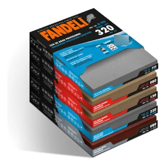 Pack De Lijas Múltiples Fandeli 5/400 Pz 79355 Box Display