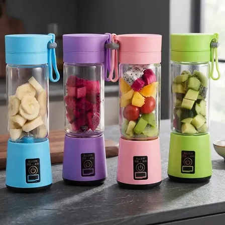 Mini Liquidificador Portátil Shake 6 Laminas + Cabo Usb
