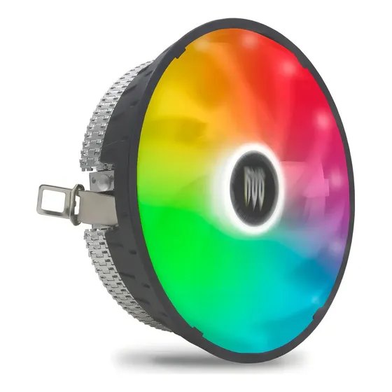 Cooler Universal Processador Cpu Led Rgb G-VR301