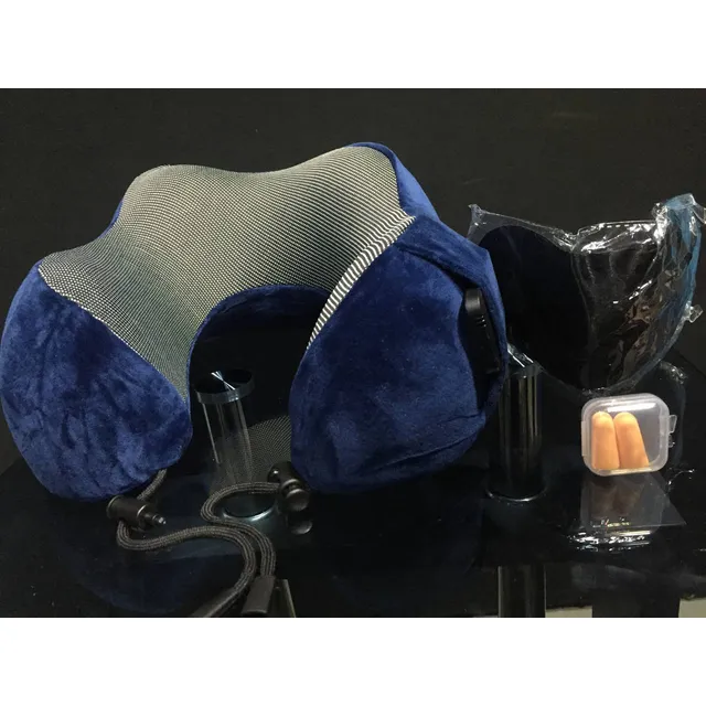*¡¡almohada De Viaje!!*, Negro Y Azul, Sin Igual.