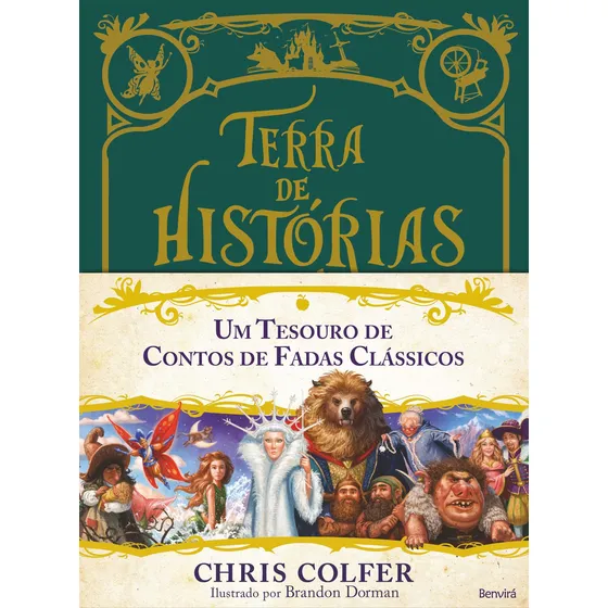 Terra de histórias : Um tesouro de contos de fadas clássicos : Volume único, de Catão, Priscila. Terra de histórias Editorial Benvirá, capa dura em português, 2018