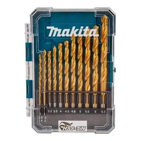 Set De Brocas Metal Acero Titania 13 Piezas Makita D-72855