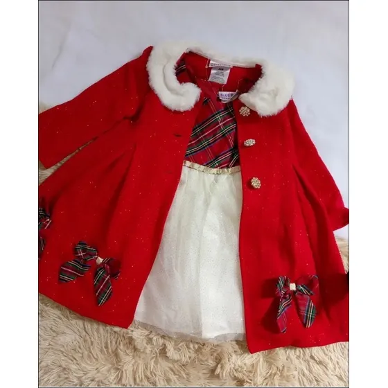 Vestido Elegante Para Ninas Navidad