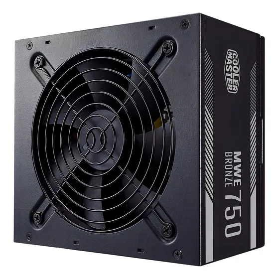 Fonte de alimentação para PC Cooler Master Technology MWE Bronze Series MPE-7501-ACAAB 750W black 127/220V