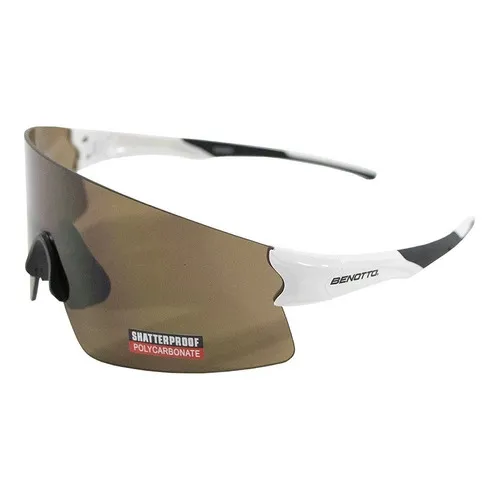 Lentes Lenbtt0013 Mica Café Armazón Color Blanco Benotto