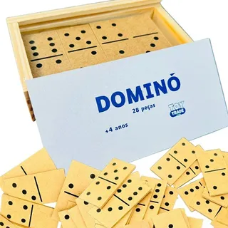 Dominó Tradicional 28pçs Jogo Educativo Clåssicos Toy Trade Dominó Tradicional 28pçs Jogo Educativo Clåssicos Toy Trade