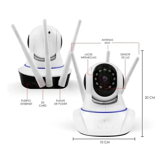 Camara Ip 360 Elegate Wifi Ele-gate Hd1080p Web243