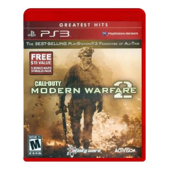 Jogo Ps3 Call Of Duty Modern Warfare 2 - Original - Ps3