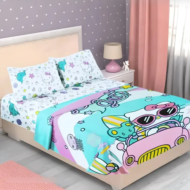 Juego De Sabanas Hello Kitty