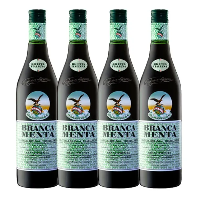 Fernet Branca Menta 750 Ml X4