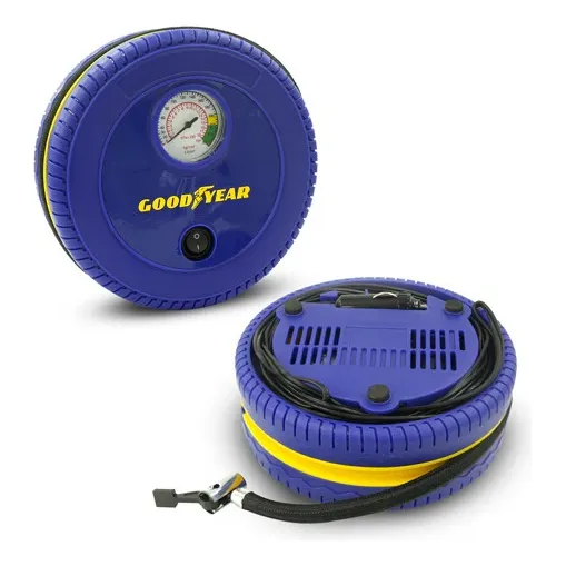 Compresor Portatil 120w 12v Goodyear