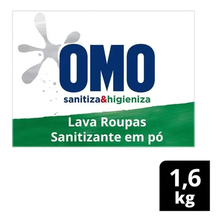 Sanitizante Em Pó Omo Lavagem Perfeita 1.6kg