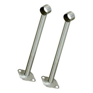 Soporte Del Tubo Del Armario De Acero 32x300mm Soporte Del Tubo Del Armario De Acero 32x300mm