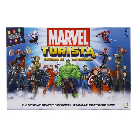 Juego De Mesa Novelty Marvel Turista Universo De Superhéroes