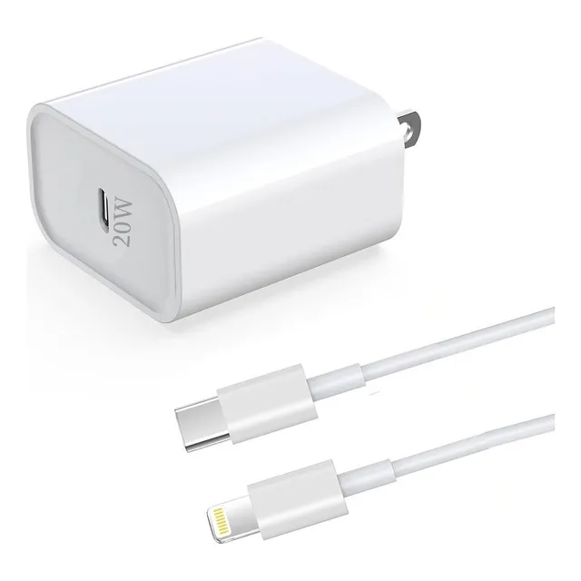 . Cargador For iPhone X 11 12 13 14 8 For iPad 20w Original