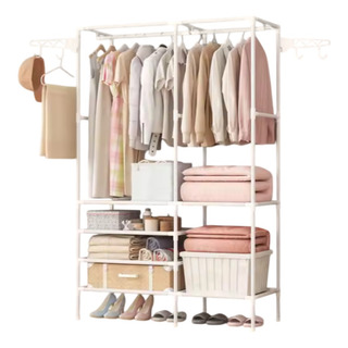 Armario Perchero Ropero Armable Metálico Rack Organizador Armario Perchero Ropero Armable Metálico Rack Organizador