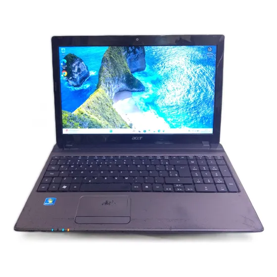 Notebook Acer 15,6  Usado Corei3 4gb 128gb Ssd W11 Preto
