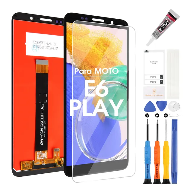 Para Moto E6 Play Xt2029 Xt2029-1 Pantalla Táctil Lcd