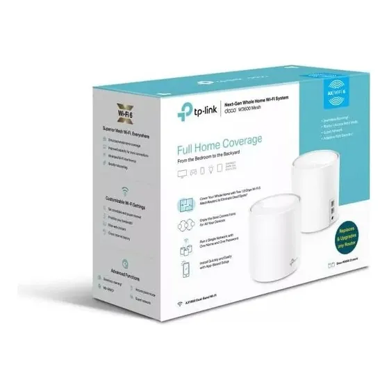 Router Tp Link Mesh Deco Ax1800 Wifi 6 W3600 1.8gbps Gigabit