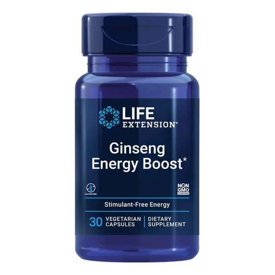 Suplemento Life Extension Ginseng Energy Boost Fermentado As