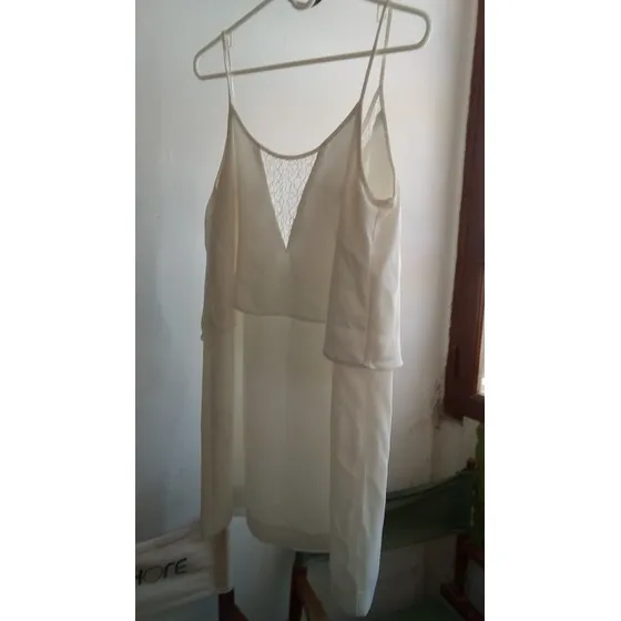 **oferta** Vestido Casual, Mango, Color Blanco, Talla S