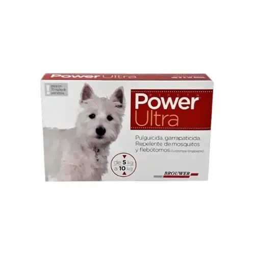 Power Ultra 5 A 10 Kg Pipeta Perro Anti Pulgas Garrapatas | Cuotas sin interés