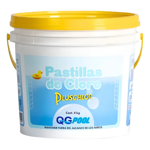 Cloro Pluschlor Pastillas 4 Kg Balde Blanco