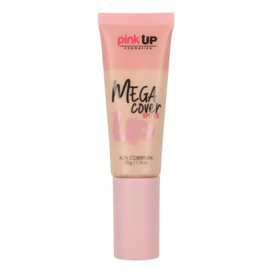 Pink Up, Maquillaje De Larga Duración, Cobertura Completa Tono Ivory
