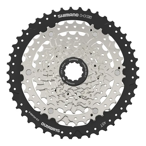 Piñon Shimano Hg400 8v 11-45t Mtb Urbano - Celero Cantidad Máxima De Dientes 45 Cantidad Mínima De Dientes 11 Color Silver