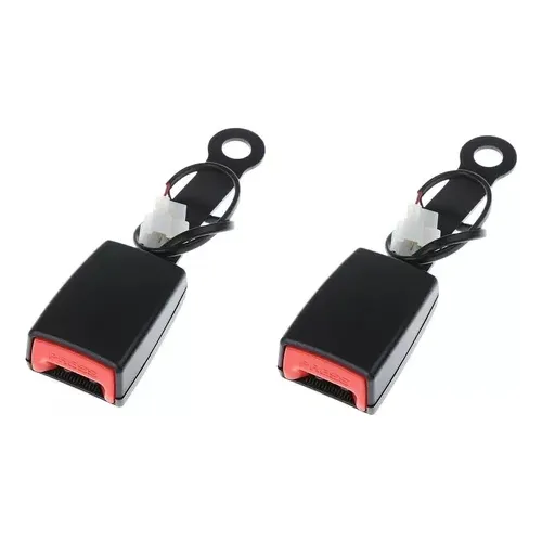Hebilla De Cinturón De Seguridad C/cable De Advertencia 2 Ud