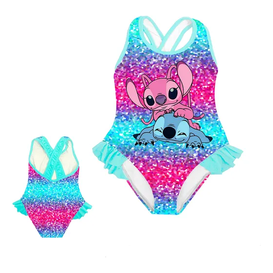 Bañador Traje De Baño Stich Degradado 