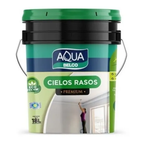 Cielo Rasos Directo Sobre Hongos Aqua Cielos 18lts - Ynter