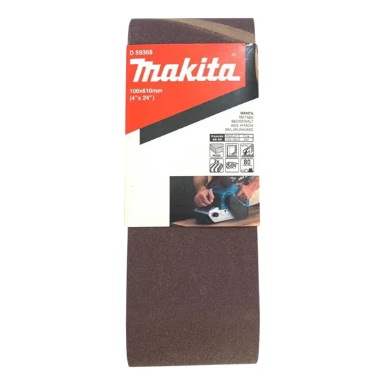 3 Lijas Banda 4x24'' 610x100mm Grano 80 Makita