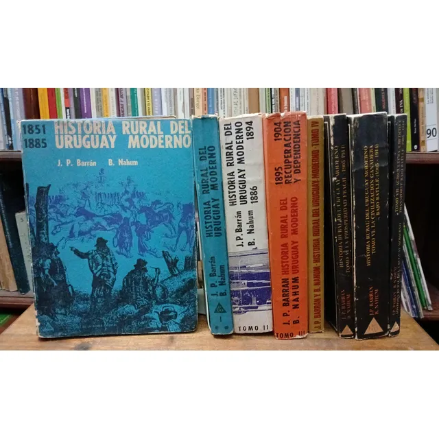 Historia Rural Del Uruguay Moderno 1851-1885 2 Tomos Barrán