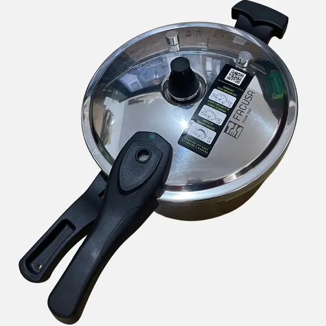 Olla A Presion Facusa De 5lts Acero Inoxidable Alta Calidad